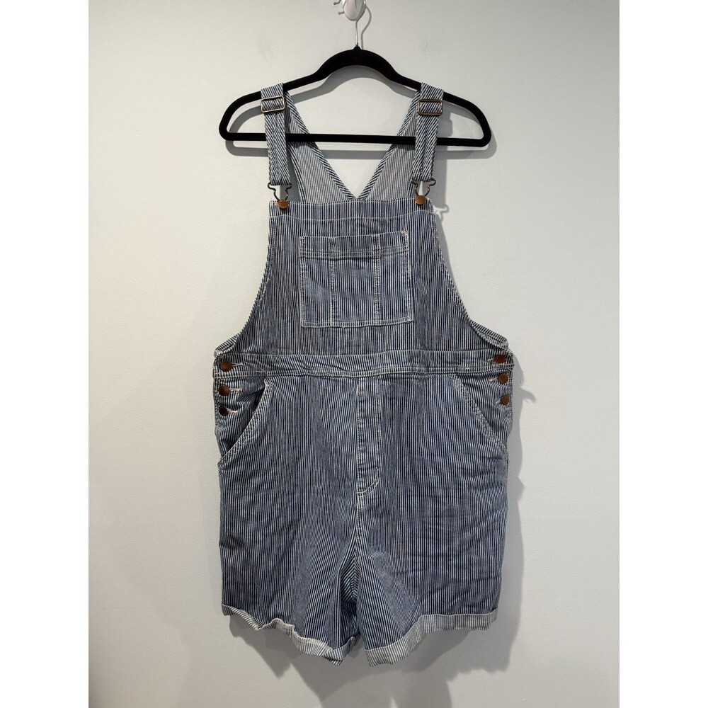 Universal Threads Overalls Womens 14 Striped Train Conductor Festival Travel